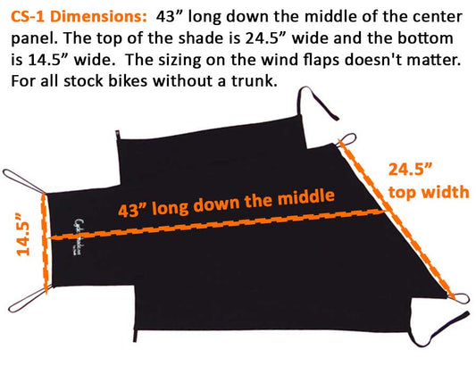 CS-1 For Bikes without a Trunk - No Graphic