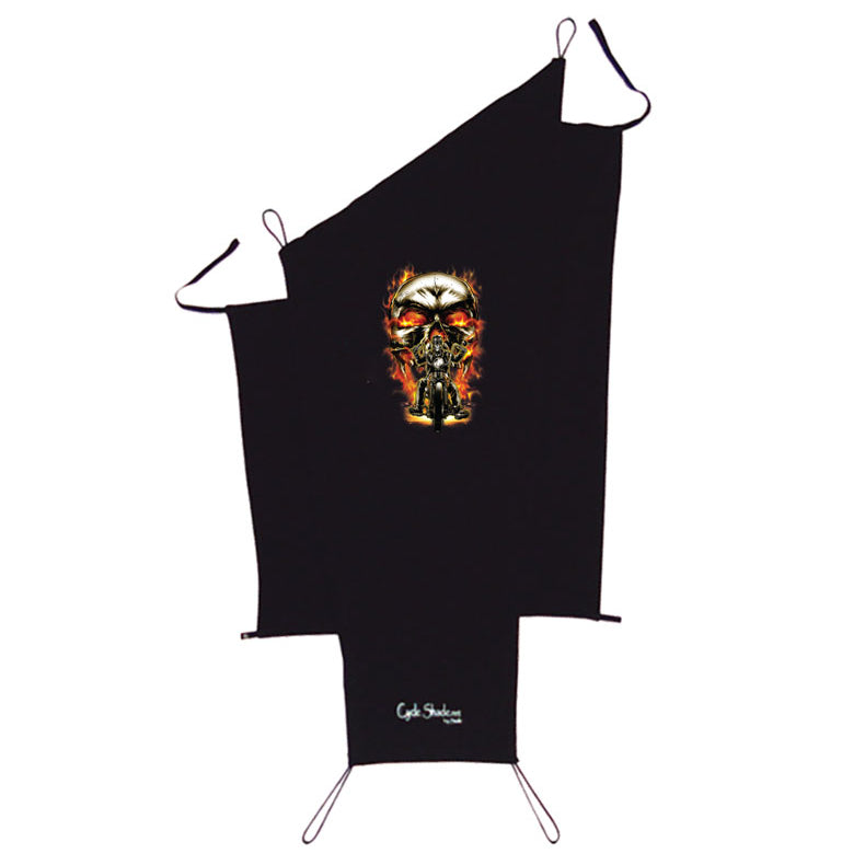 CS-1 For Bikes without a Trunk - Biker Skull