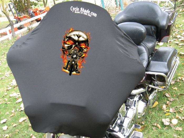 Gauge Cover: Full Face (FFGC) - Biker Skull