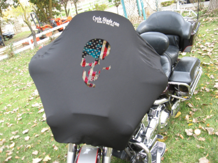 Gauge Cover: Full Face (FFGC) - Patriotic Skull