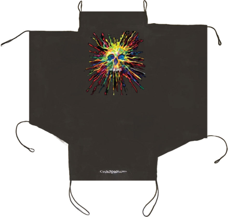 Cycle Shade - GoldWing/Tri Glide  - Splatter Skull