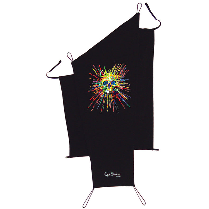 CS-1 For Bikes without a Trunk - Splatter Skull