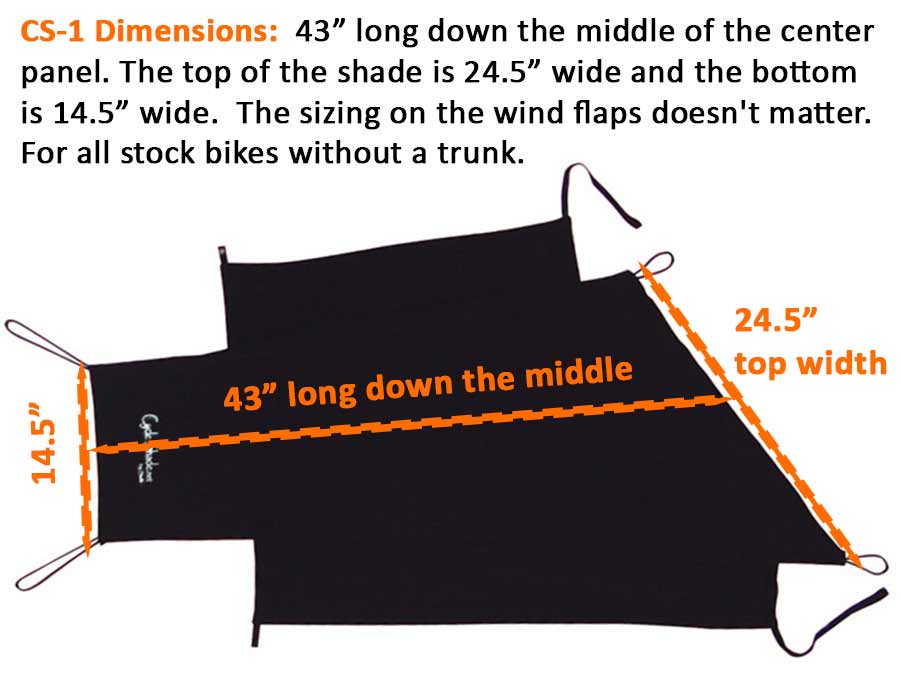 CS-1 For Bikes without a Trunk - No Graphic